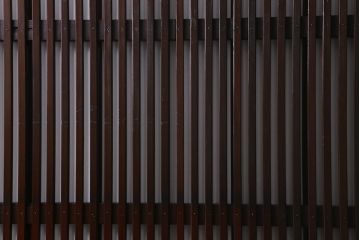 アンティーク建具　大正昭和初期　幅広サイズ　和の風情を演出する障子戸2枚セット(格子戸、引き戸)(R-041584)