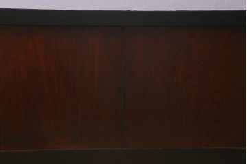アンティーク建具　大正昭和初期　幅広サイズ　和の風情を演出する障子戸2枚セット(格子戸、引き戸)(R-041585)