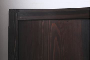 アンティーク建具　昭和初期　すりガラス入り　上品な和の雰囲気漂う組子帯戸4枚セット(引き戸、ガラス帯戸)(R-041586)