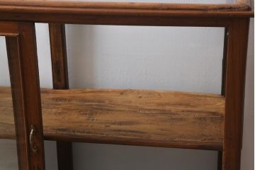 ヴィンテージ家具　ジャンクな風合いがおしゃれなガラスケース(ショーケース、陳列棚、飾り棚、ビンテージ)(R-041588)