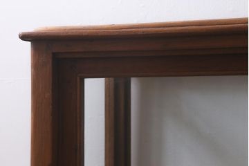 ヴィンテージ家具　ジャンクな風合いがおしゃれなガラスケース(ショーケース、陳列棚、飾り棚、ビンテージ)(R-041588)