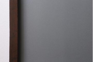 アンティーク建具　昭和中期　クリア・結霜・すりガラス入り　レトロな佇まいが魅力のガラス戸2枚セット(引き戸)(R-041590)