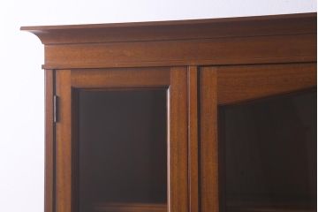 中古　DREXEL HERITAGE(ドレクセルヘリテイジ)　Triune(トライユン)　チャイナ　食器棚(キャビネット、収納棚、飾り棚)(定価約85万円)(R-041592)