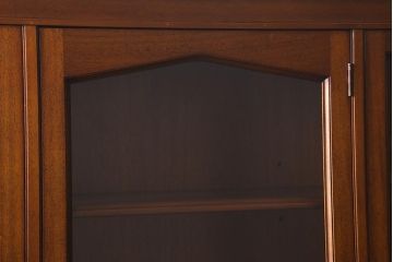 中古　DREXEL HERITAGE(ドレクセルヘリテイジ)　Triune(トライユン)　チャイナ　食器棚(キャビネット、収納棚、飾り棚)(定価約85万円)(R-041592)