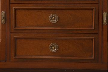 中古　DREXEL HERITAGE(ドレクセルヘリテイジ)　Triune(トライユン)　チャイナ　食器棚(キャビネット、収納棚、飾り棚)(定価約85万円)(R-041592)