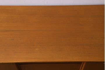 ヴィンテージ家具　北欧ビンテージ　ジェンティーク　チーク材　スモールサイドボード(テレビ台、テレビボード、収納棚)(R-041593)