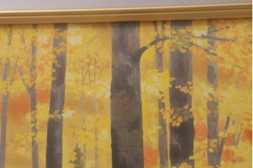 東山魁夷　「秋燿」　平成7年(1995年)作　木版画　アダチ版画研究所　限定250部　46/250　朱印(R-041595)