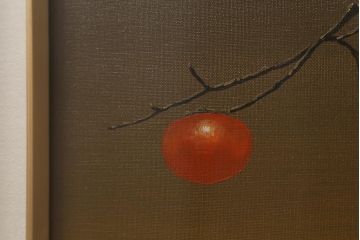 西村佳津子　「古都の秋」　油絵(油彩、絵画)(R-041596)