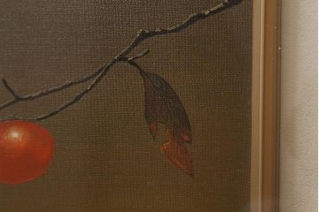 西村佳津子　「古都の秋」　油絵(油彩、絵画)(R-041596)