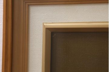 西村佳津子　「古都の秋」　油絵(油彩、絵画)(R-041596)