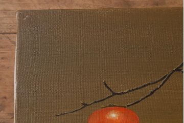 西村佳津子　「古都の秋」　油絵(油彩、絵画)(R-041596)