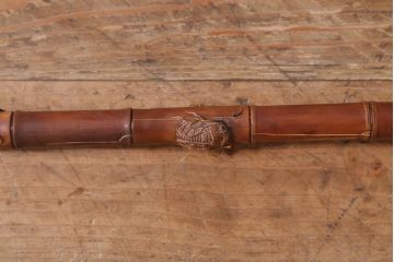 アンティーク雑貨　明治〜大正　時代物　蜻蛉　彫刻ステッキ(とんぼ杖)(R-041597)