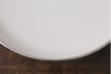 未使用品　昭和レトロ　ノリタケ(Noritake、則武)　24cm　ホーロー鍋(両手鍋、蓋付なべ)(R-041600)