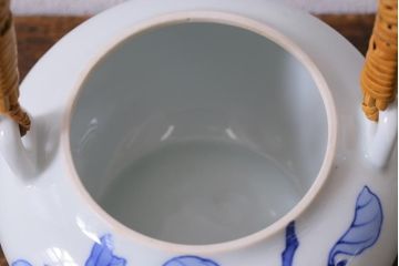 昭和期　柿右衛門　柿文　色絵急須(R-041609)