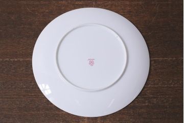 ヴィンテージ　プレミアノリタケ(Noritake、則武)　サイン入り　ゴルフ風景　プレート(飾り皿、洋食器、ビンテージ)(R-041610)
