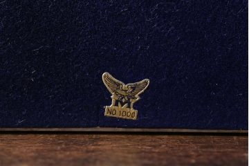 アンティーク雑貨　昭和初期　PALEGE　大理石　気品漂うペンスタンド・インクボトル(ペンホルダー)(R-041611)