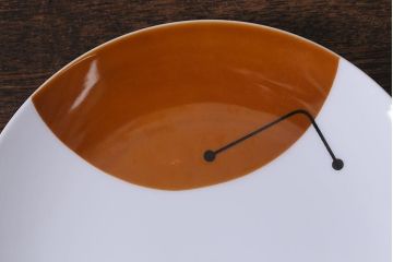 アンティーク雑貨　昭和中期　ノリタケ(Noritake)　あたたかみのある雰囲気の小皿6枚セット(和食器、プレート)(R-041612)