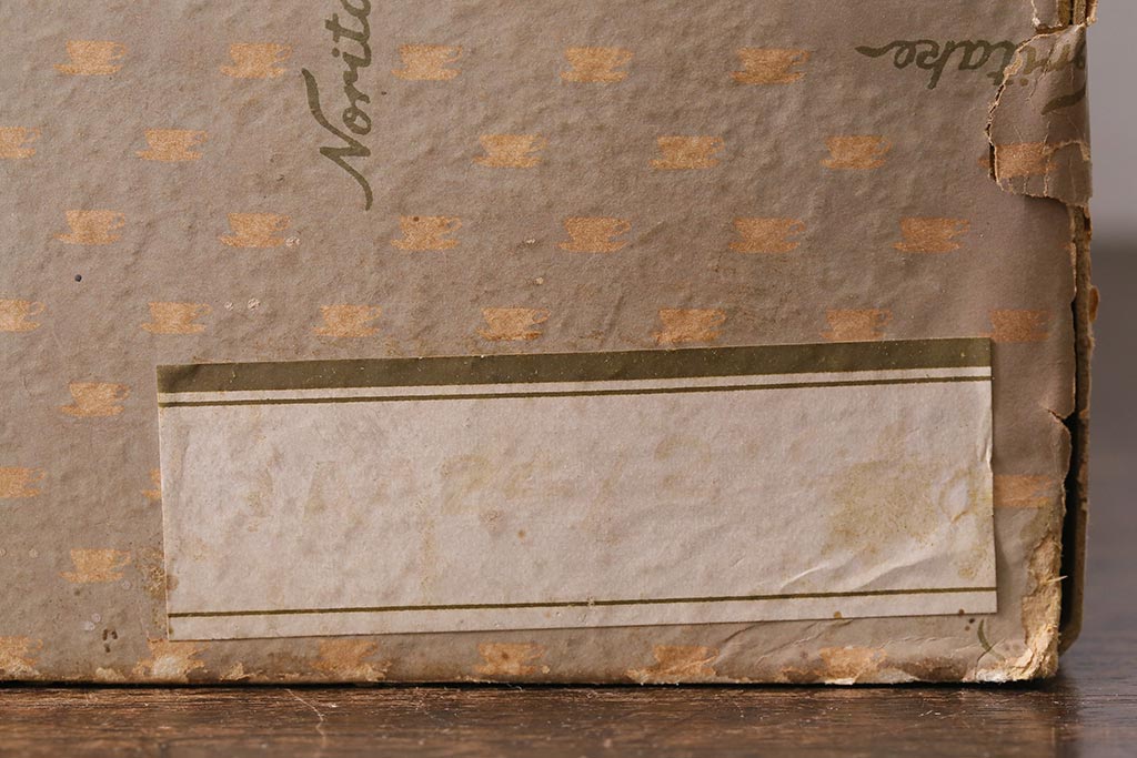 アンティーク雑貨　昭和中期　ノリタケ(Noritake)　あたたかみのある雰囲気の小皿6枚セット(和食器、プレート)(R-041612)