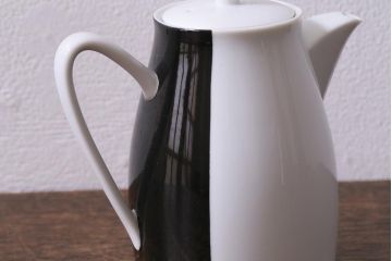 ヴィンテージ　プレミアノリタケ(Noritake、則武、日陶)　レトロモダンなポット・プレートセット(洋食器、ビンテージ)(R-041613)