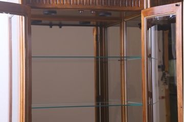 中古　DREXEL HERITAGE(ドレクセルヘリテイジ)　Grand Villa(グランドヴィラ)　キャビネット(キュリオケース、飾り棚)(R-041626)