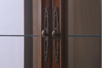 中古　DREXEL HERITAGE(ドレクセルヘリテイジ)　Grand Villa(グランドヴィラ)　キュリオユニット(キュリオケース、飾り棚)(R-041627)