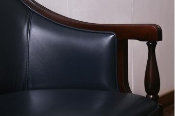 中古　maruni(マルニ木工)　KENT-COURT(ケントコート)　ブリティッシュコレクション　アームチェア(1Pソファ、一人掛け)(定価約30万円)(R-041634)