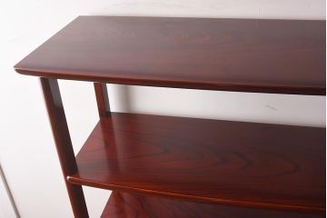 在庫未使用品　IDC大塚家具　松創　やすらぎ　ケヤキ材　木地呂塗り　如月の棚(飾棚、飾り棚)(定価約396万円)(R-041645)