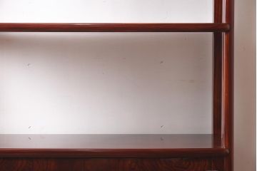 在庫未使用品　IDC大塚家具　松創　やすらぎ　ケヤキ材　木地呂塗り　如月の棚(飾棚、飾り棚)(定価約396万円)(R-041645)