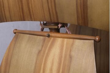 スペイン製　メイフラワー号　帆船型　自慢の一品になるワインキャビネット(ワインラック、オブジェ)(定価約100万円)(R-041654)