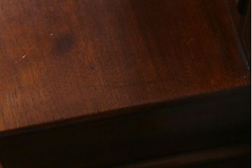 アンティーク家具　イギリスアンティーク　上手物!　マホガニー材　象嵌細工が優雅な印象を高めるドレッサー(鏡台、化粧台)(R-041655)