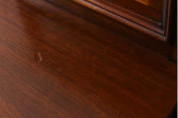 アンティーク家具　イギリスアンティーク　上手物!　マホガニー材　象嵌細工が優雅な印象を高めるドレッサー(鏡台、化粧台)(R-041655)
