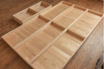 在庫未使用品　IDC大塚家具　欅産業　KC-35　仙台箪笥　三・五尺兼用タンス(衣装箪笥)(定価約61万5千円)(R-041668)