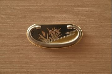 展示品　IDC大塚家具　家具のカネトク　3.6尺　7ノ3　隅丸仕上げ　桐タンス(定価約100万円)(R-041671)