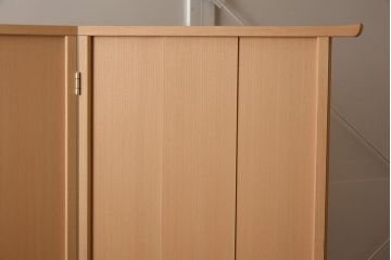 在庫未使用品　IDC大塚家具　松創　やすらぎ　桐材　2面衝立(パーテーション、工芸家具)(定価約119万円)(R-041686)