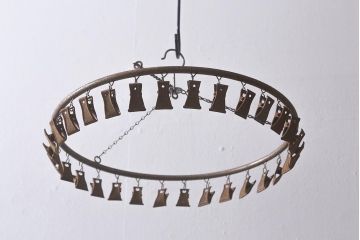 アンティーク雑貨　昭和中期　古びた風合いが魅力のピンチハンガー(ディスプレイ雑貨、生活雑貨)(R-041694)