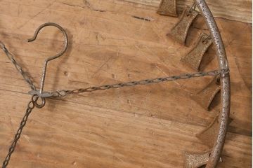 アンティーク雑貨　昭和中期　古びた風合いが魅力のピンチハンガー(ディスプレイ雑貨、生活雑貨)(R-041694)