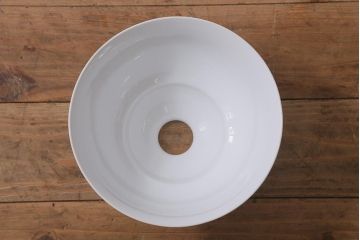 アンティーク照明　オールドノリタケ・則武(日陶)　小菊　落ち着いた色味の小花が目を引く電笠(天井照明、シェード)(R-041708)