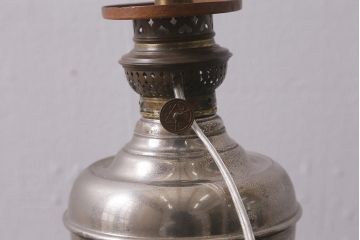 アンティーク照明　昭和初期　オイルランプをリメイクしたお洒落なテーブルランプ(スタンドライト、卓上照明)(R-041711)