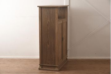 在庫未使用品　IDC大塚家具　松創　焼桐　器局(茶道具、戸棚、キャビネット)(定価約147万円)(R-041713)
