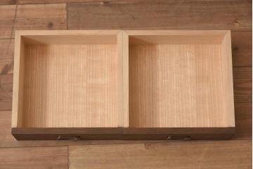 在庫未使用品　IDC大塚家具　松創　焼桐　器局(茶道具、戸棚、キャビネット)(定価約147万円)(R-041714)
