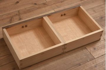 在庫未使用品　IDC大塚家具　松創　焼桐　器局(茶道具、戸棚、キャビネット)(定価約147万円)(R-041714)