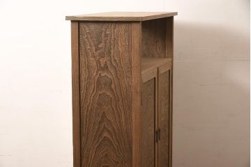 在庫未使用品　IDC大塚家具　松創　焼桐　器局(茶道具、戸棚、キャビネット)(定価約147万円)(R-041714)