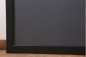 アンティーク建具　明治期　ペイント　ツバメの透かし入り板戸2枚セット(帯戸、引き戸)(R-041715)