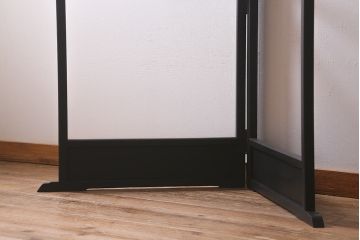 和製アンティーク　ペイント　重厚感のある上品な衣桁(衣紋掛け、衣装掛け、着物ハンガー、コートハンガー、ハンガーラック)(R-041732)