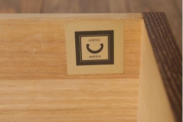 中古　国産　三方桑材貼り・中桐材　品のある佇まいが魅力の上質な重ねタンス(チェスト、和箪笥、桐箪笥、桐たんす)(R-041733)