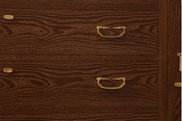 中古　国産　三方桑材貼り・中桐材　品のある佇まいが魅力の上質な重ねタンス(チェスト、和箪笥、桐箪笥、桐たんす)(R-041733)