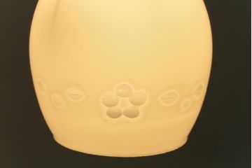 アンティーク照明　昭和レトロ　花の模様が和の雰囲気にぴったりな天井照明(吊り下げ照明、ペンダントライト)(R-041738)