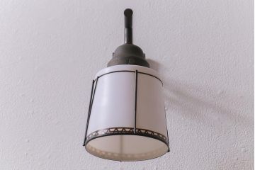 アンティーク照明　昭和初期　和の雰囲気漂うウォールランプ(壁掛け照明、ブラケットライト)(R-041742)