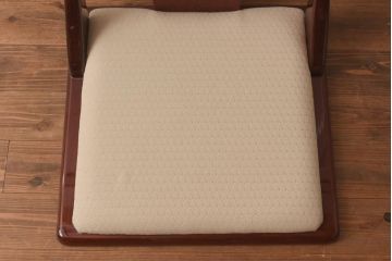 在庫未使用品　IDC大塚家具　松創　室礼　三彩　木地呂風　座椅子012(座イス)(定価約22万円)(R-041744)