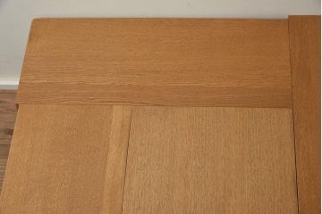 在庫未使用品　IDC大塚家具　藤沢木工　ナラ材 無垢はぎ　いろり(囲炉裏、座卓、火鉢)(定価約23万5千円)(R-041748)